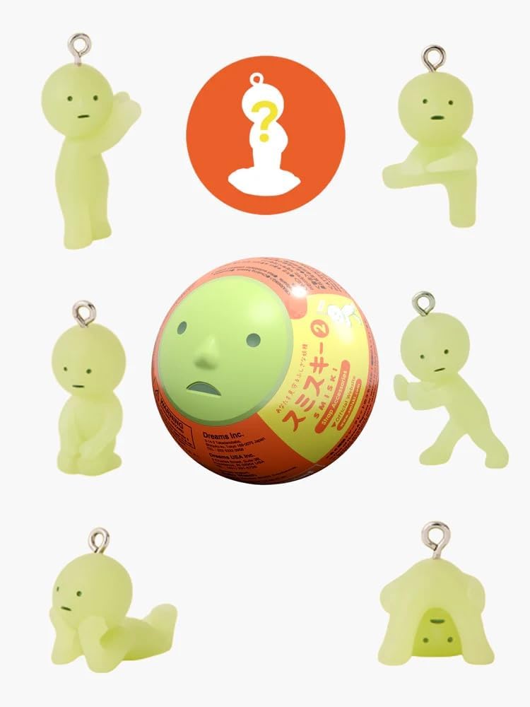 Sonny Angel Smiski Strap Accessory - Series 2, Glow in The Dark Charm Accessory (1) Assorted Sealed Blind Box Original Mini Figure