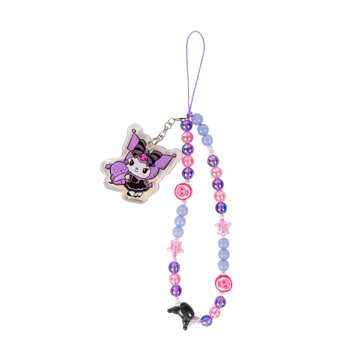 iFace Hello Kitty and Friends Beaded Wristlet Universal Phone Charm Strap - Cute Wrist Chain Lanyard Aesthetic Decor Strap for Cell Phone Camera Keys AirPods Keychains