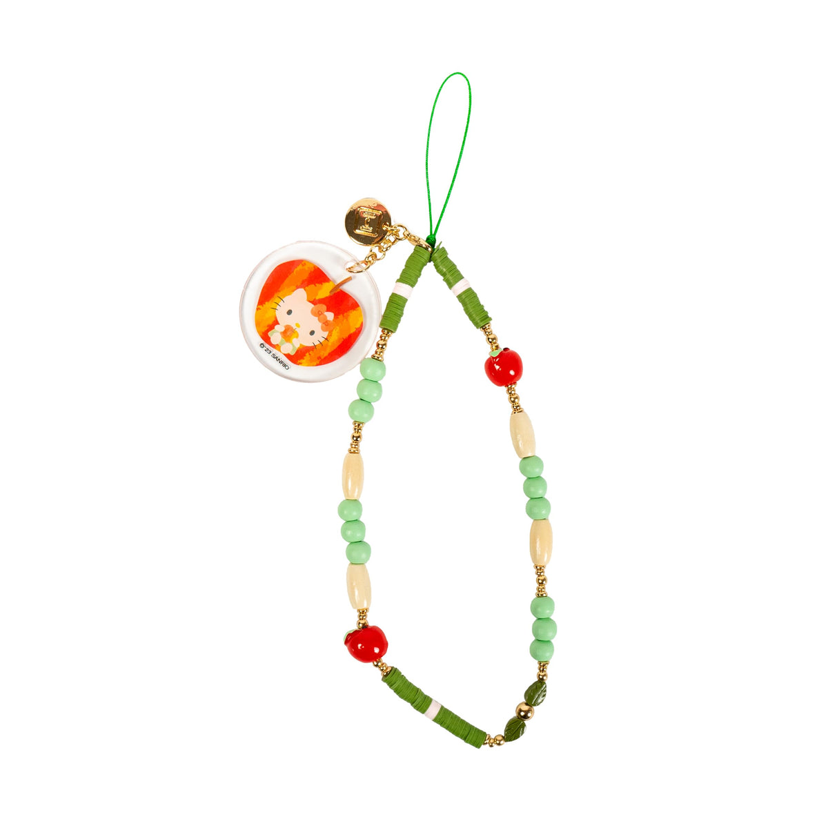iFace Hello Kitty and Friends Beaded Wristlet Universal Phone Charm Strap - Cute Wrist Chain Lanyard Aesthetic Decor Strap for Cell Phone Camera Keys AirPods Keychains